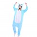 Unisex Blue Rabbit kigurumi onesies animal pajamas
